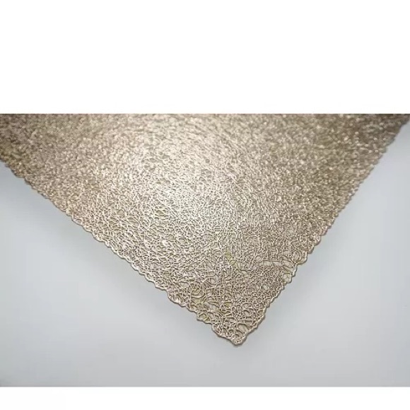 DAINTY HOME
Reversible Metallic Lacey Place Mats Slip Resistant Set of 4 - Picture 2 of 5